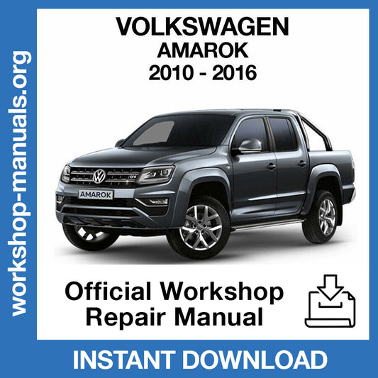 Volkswagen Amarok (2010-2016) Official Workshop Repair Manual