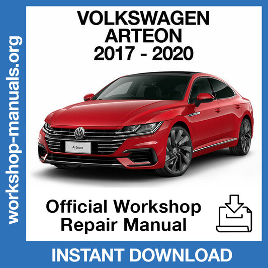 Volkswagen Arteon (2017-2020) Official Workshop Repair Manual