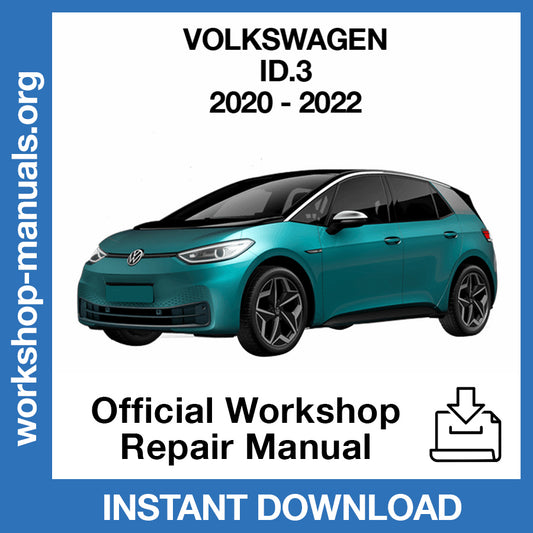 Volkswagen ID.3 (2020-2022) Official Workshop Repair Manual
