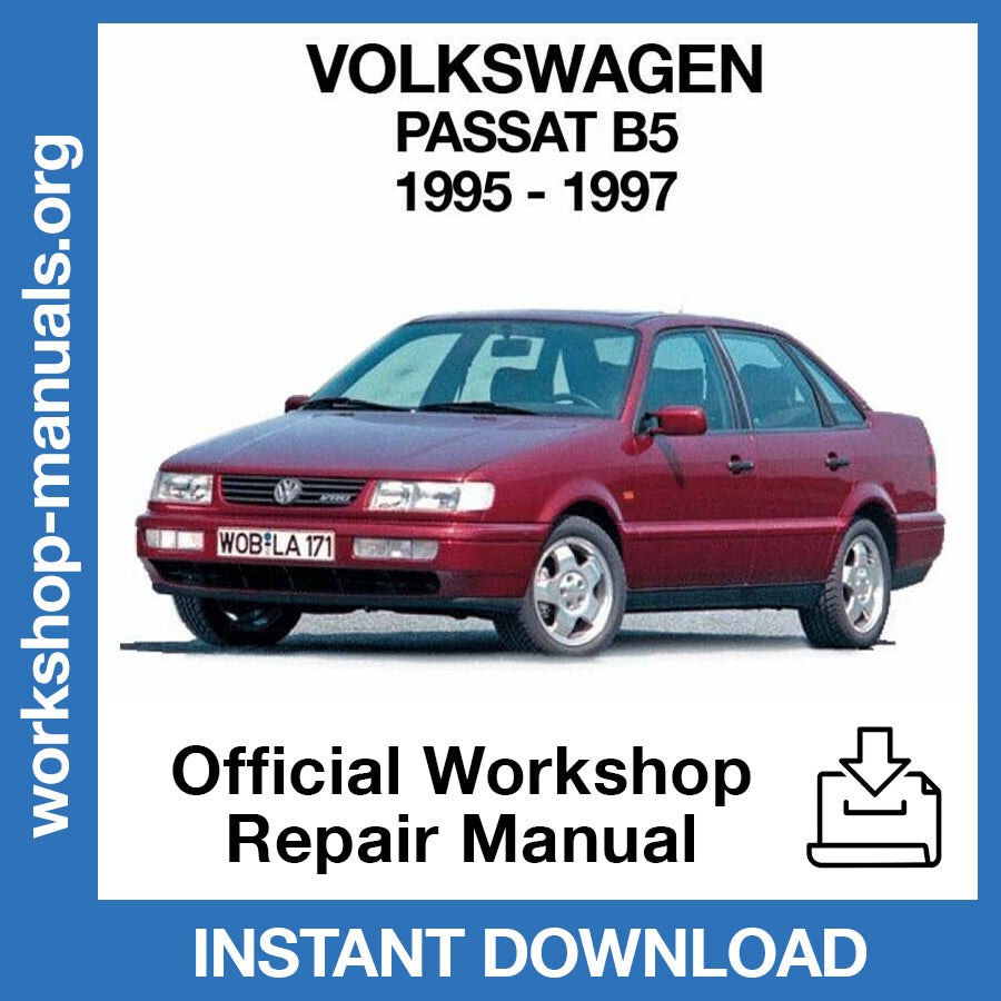 Volkswagen Passat (1995-1997) Official Workshop Repair Manual