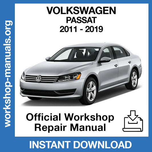 Volkswagen Passat (2011-2019) Official Workshop Repair Manual