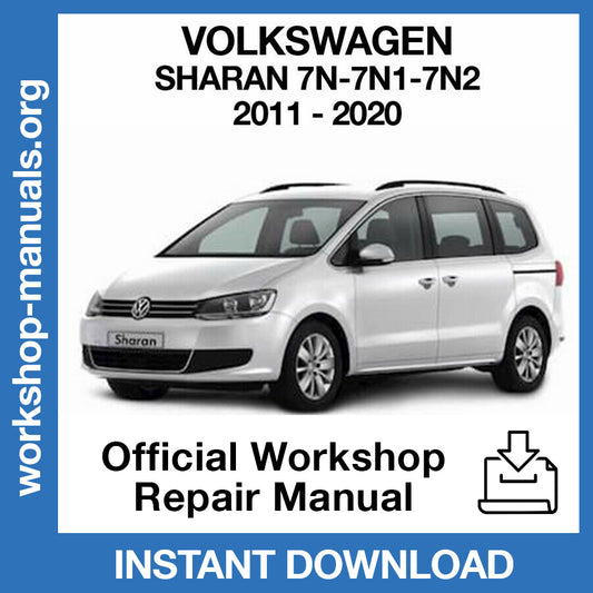Volkswagen Sharan (2011-2020) Official Workshop Repair Manual