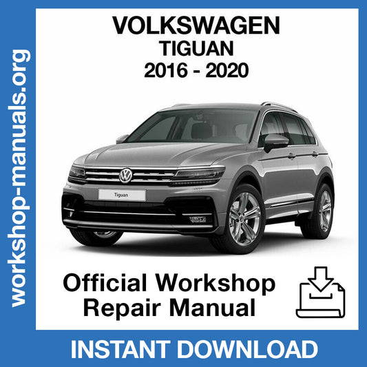 Volkswagen Tiguan (2016-2020) Official Workshop Repair Manual