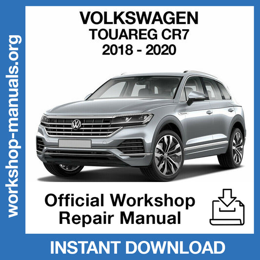 Volkswagen Touareg (2018-2020) Official Workshop Repair Manual