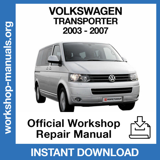 Volkswagen Transporter T5 (2003-2007) Official Workshop Repair Manual