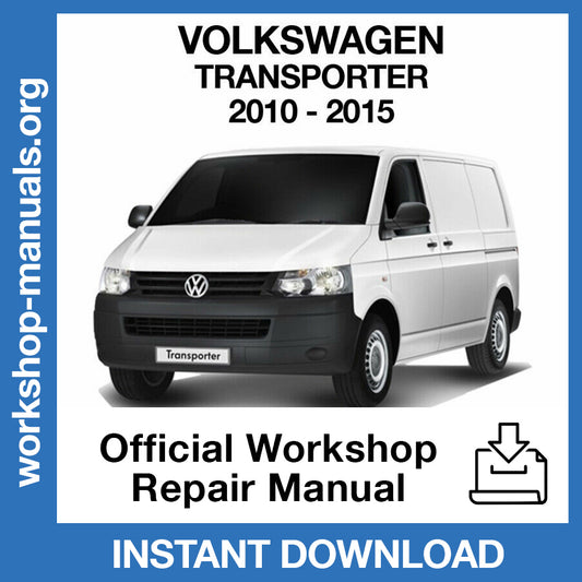 Volkswagen Transporter T5 (2010-2015) Official Workshop Repair Manual