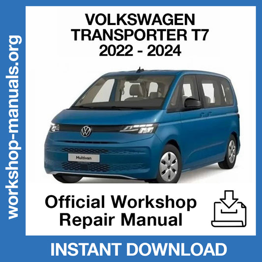 Volkswagen Transporter T7 (2022-2024) Official Workshop Repair Manual